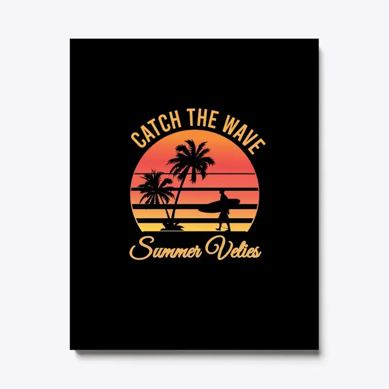 CATCH THE WAVE SUMMER VELIES T-SHIRT