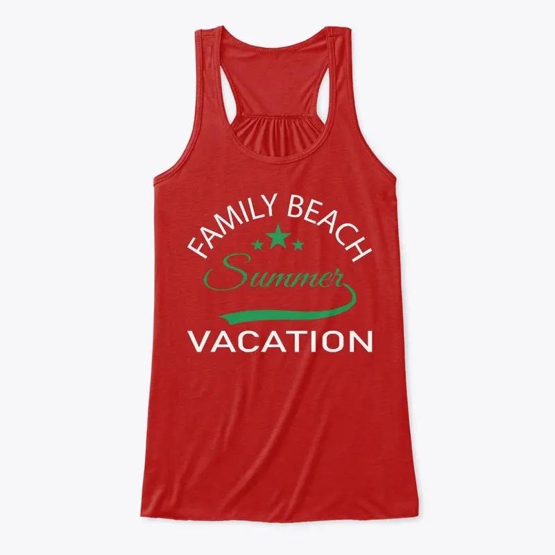 FAMILY BEACH SUMMER VACATION T-SHIRT