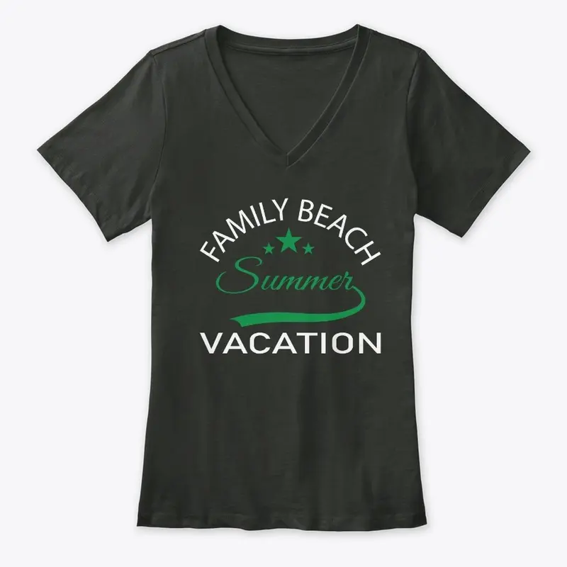 FAMILY BEACH SUMMER VACATION T-SHIRT