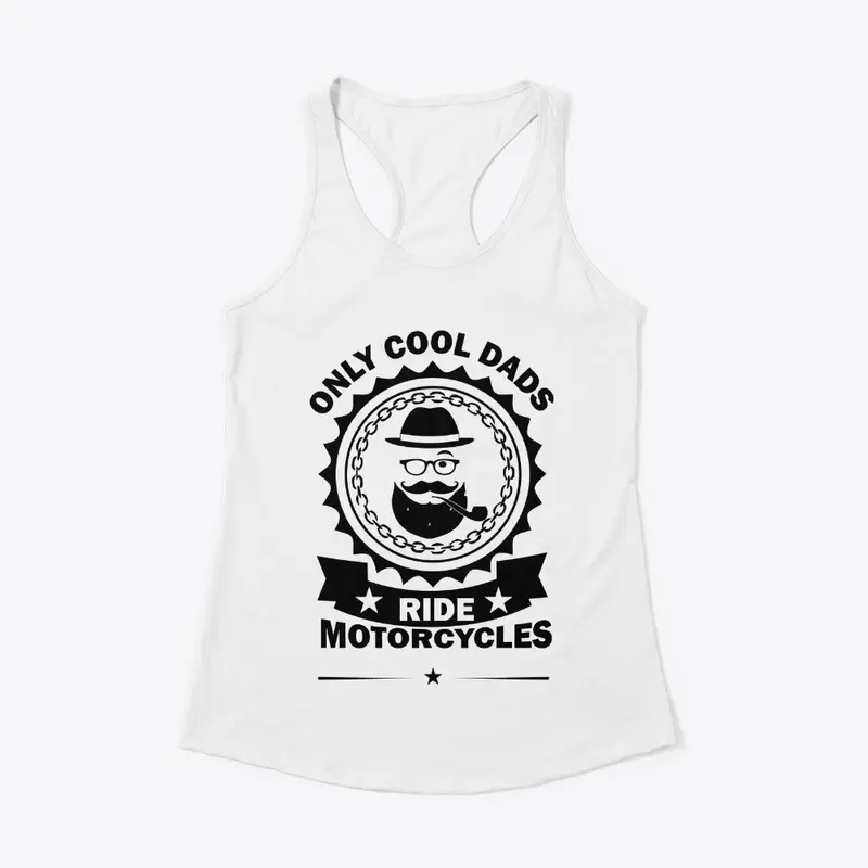 ONELY COOL DADS RIDE MOTORCYCLE T-SHIRT