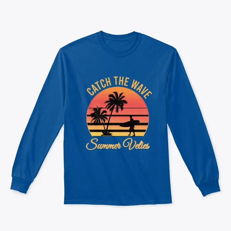 CATCH THE WAVE SUMMER VELIES T-SHIRT